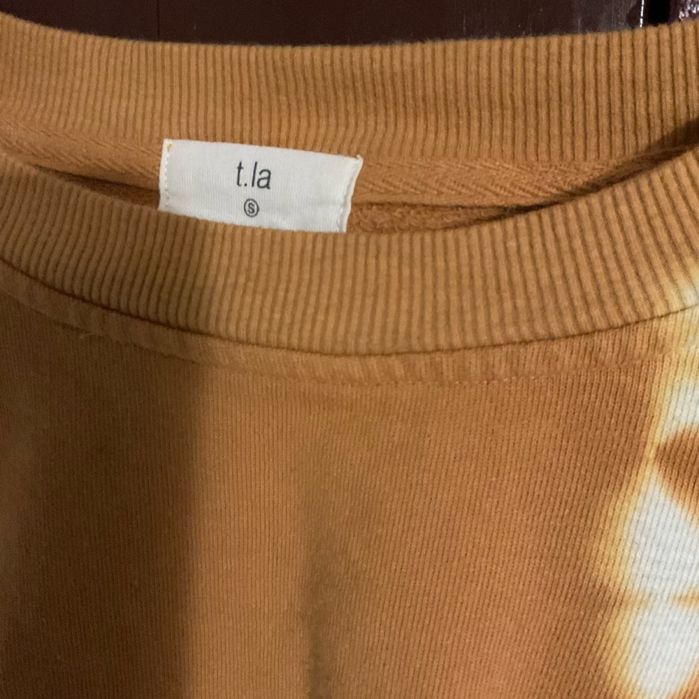 Anthropologie TLa.Yellow Tie-Dye Sleeveless Top Size S - Picture 4 of 6
